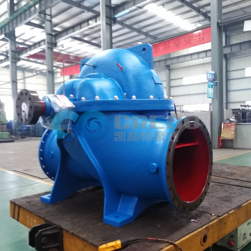double suction water pump shaft rotation
